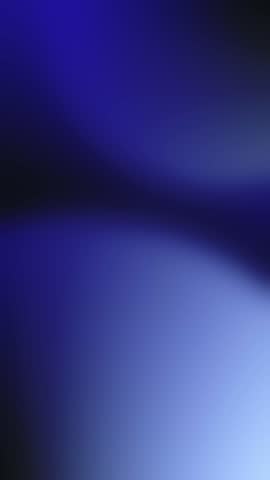 4K Vertical Fluid Blue Gradation Background, Abstract Modern Liquid Wave Motion, Smooth Seamless Loop Animation for Mobile and Social Media Backdrop