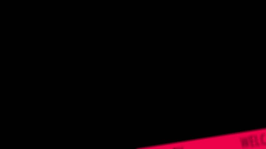 
WELCOME BACK TITLE WITH TYPOGRAPHY ANIMATION.