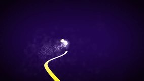 Magical purple background lighting flare and glowing bokeh particles. Perfect for Christmas greetings, holiday intros, backdrops, title opener - Powered by Shutterstock - Get 15% off with code: PIKWIZARD15