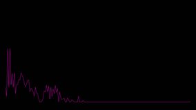 A pink line graph on a black background showing a jagged downward trend with various peaks and troughs in the data - Powered by Shutterstock - Get 15% off with code: PIKWIZARD15