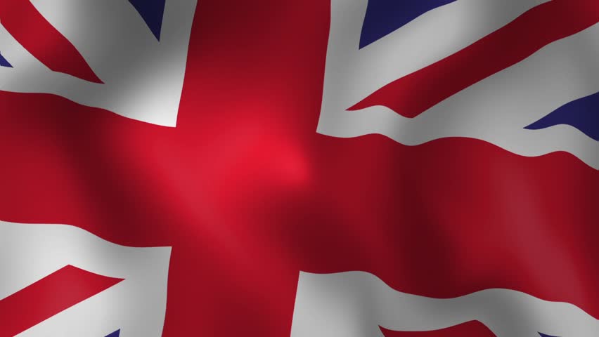 England Flag - looping, waving, LOOP, A beautiful finish looping flag animation