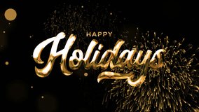 A colorful, high-resolution Holiday lettering animation. Ideal for festive promotions, event decor, or greeting cards. Includes alpha channel. - Powered by Shutterstock - Get 15% off with code: PIKWIZARD15