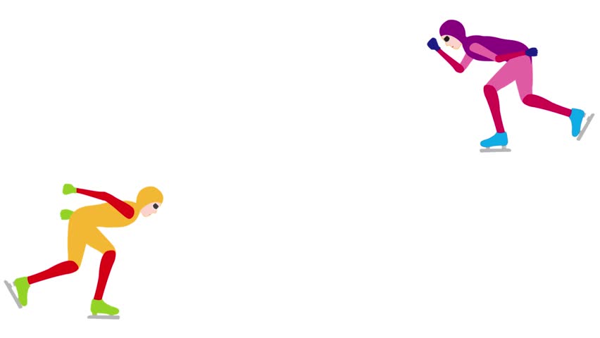 This is a video clip of the speed pursuit competition.