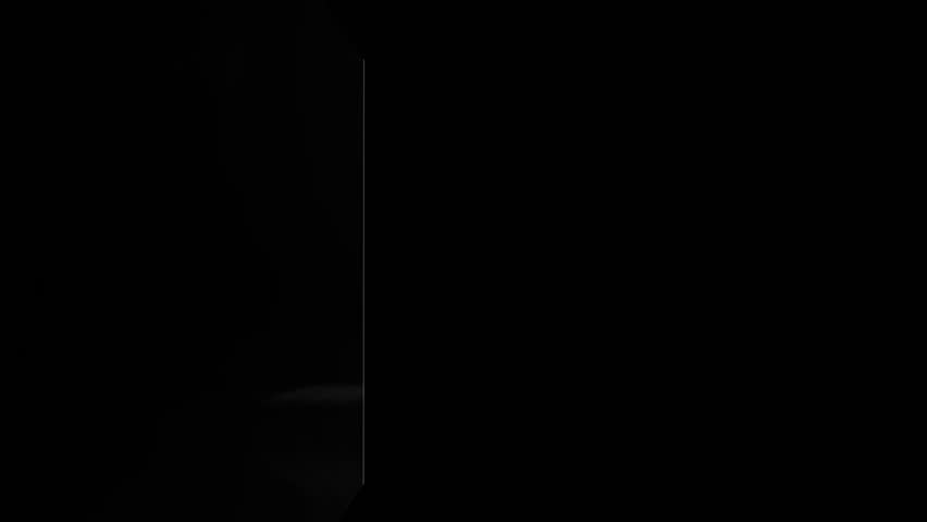 The black and white image of glass cracking captured from the side is a mask of the glass