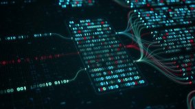 Big Data Analytics, Neural Network Data Flow Visualization, AI Machine Learning, Quantum Computing, Binary Code Digital Grid of Ones and Zeros, Artificial Intelligence Technology Abstract Background - Powered by Shutterstock - Get 15% off with code: PIKWIZARD15