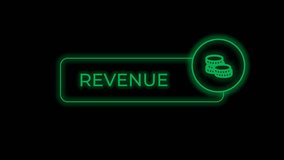 Revenue Growth Finance Icon Neon Green Interface - Powered by Shutterstock - Get 15% off with code: PIKWIZARD15