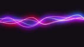 Dynamic neon light waves glowing in darkness, conveying modern technology and energy concepts with vibrant colors and fluid motion - Powered by Shutterstock - Get 15% off with code: PIKWIZARD15