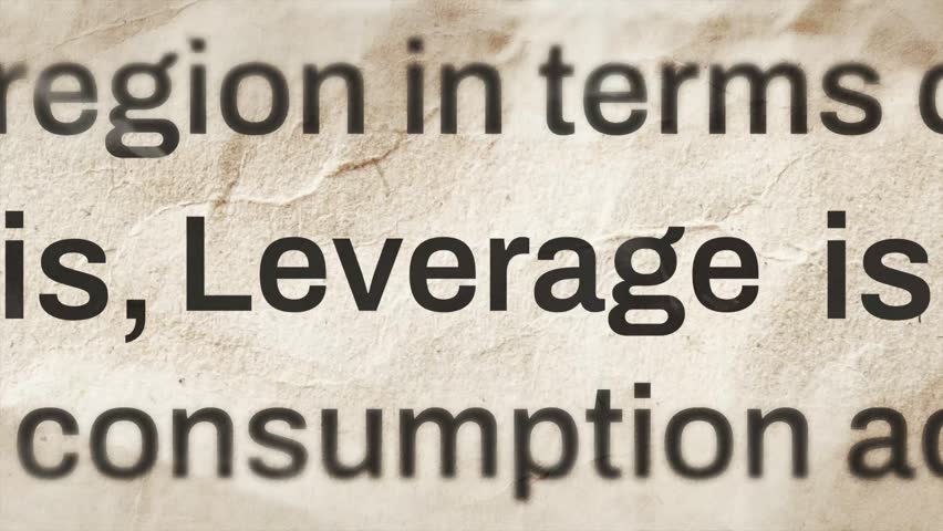 Leverage text news 4k resolution