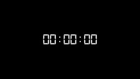 One minute countdown timer animation from 0 to 60 , 6 digit countdown of 60 second with alpha channel , sixty second countdown timer in 4k. - Powered by Shutterstock - Get 15% off with code: PIKWIZARD15