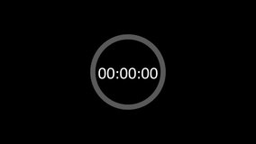 One minute countdown timer animation from 0 to 60 , 6 digit countdown of 60 second with alpha channel , sixty second countdown timer in 4k. - Powered by Shutterstock - Get 15% off with code: PIKWIZARD15
