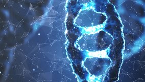 DNA strand medical science background, modern genetics technology, biotech and healthcare research concept - Powered by Shutterstock - Get 15% off with code: PIKWIZARD15