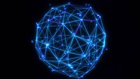 Digital technology globe with glowing network connections - Powered by Shutterstock - Get 15% off with code: PIKWIZARD15