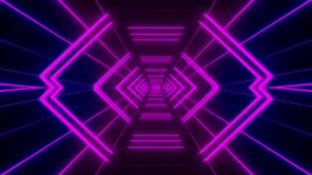 Vibrant glowing neon tunnel abstract background with futuristic magenta light lines - Powered by Shutterstock - Get 15% off with code: PIKWIZARD15