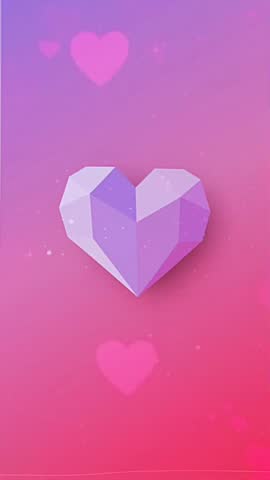Minimalist Fluid Gradient Background for Valentine's Day Vertical Video