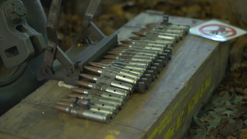50 Caliber Machine Gun Ammunition from World War 2