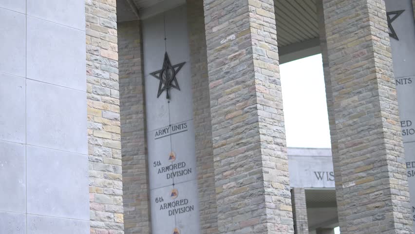 Bastogne Belgium Circa 2018 - Battle of the Bulge Monument