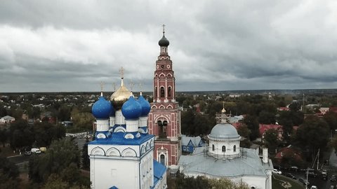Drone Retreat above Cathedral Archangel Michael