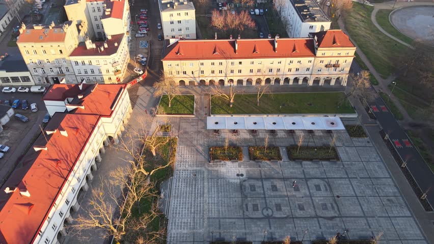 Old Market Square in Lodz, Poland