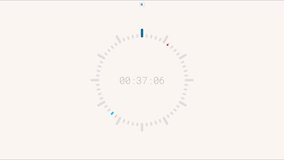 Modern Minimalist Digital Countdown Timer Animation with Circular Progress Bar - Powered by Shutterstock - Get 15% off with code: PIKWIZARD15