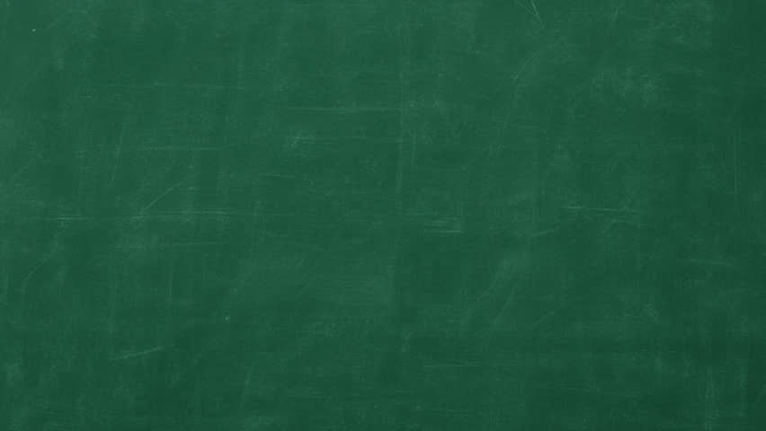 Animated letters forming the word nebraska on a green chalkboard. A stop motion video about the us state, perfect for educational content