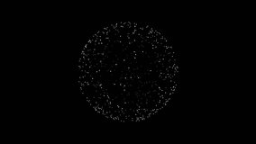 Abstract digital sphere of glowing dots representing interconnected data network - Powered by Shutterstock - Get 15% off with code: PIKWIZARD15