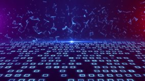 Abstract Digital Technology Background With Glowing Grid And Plexus Network. Futuristic Data Flow And Cybernetic Connections For Modern Tech Concepts And Innovation. Dynamic Digital Grid Floor With Ab - Powered by Shutterstock - Get 15% off with code: PIKWIZARD15