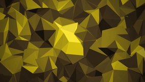 Onyx and Molten Gold Feathered Low Poly 4K Seamless Loop - Powered by Shutterstock - Get 15% off with code: PIKWIZARD15