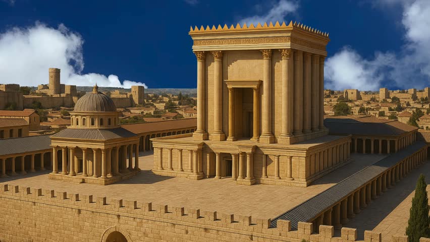 Reconstruction of Herod’s Temple (The Second Temple) in Jerusalem