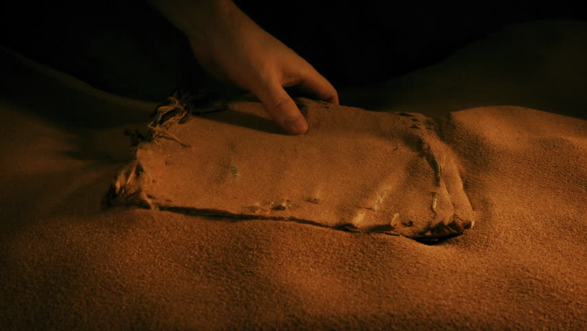 Ancient Book Picked Up From The Sand