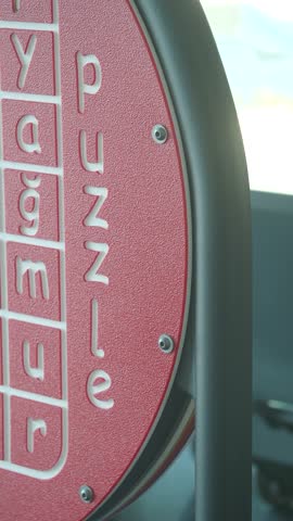 Explore colorful puzzle structure in urban play area for kids