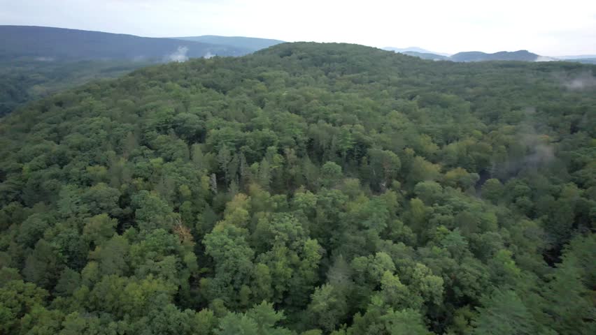 Drone footage of the Connecticut River in Pioneer Valley