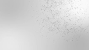 Abstract network connections data visualization digital technology concept background with glowing nodes and lines forming a complex web structure representing global communication and scientific - Powered by Shutterstock - Get 15% off with code: PIKWIZARD15