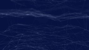 Digital network abstract background connecting lines and dots in deep blue space representing data flow and global connections with subtle glowing points and intricate geometric structure - Powered by Shutterstock - Get 15% off with code: PIKWIZARD15