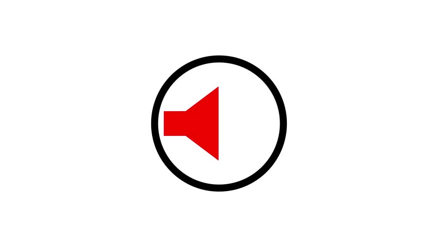Red speaker icon with a faded 'X' inside a black circle signifies audio muted or sound off. Essential graphic for media controls, interface design, and communication status.