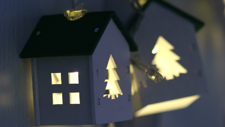 Illuminated sidelights attached to a wall, suitable for indoor or outdoor use.