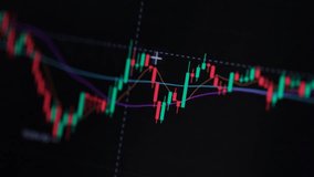 Close-up of stock market bar charts showing trading trends and index statistics, illustrating online trading, financial markets, and stock exchange activity. - Powered by Shutterstock - Get 15% off with code: PIKWIZARD15