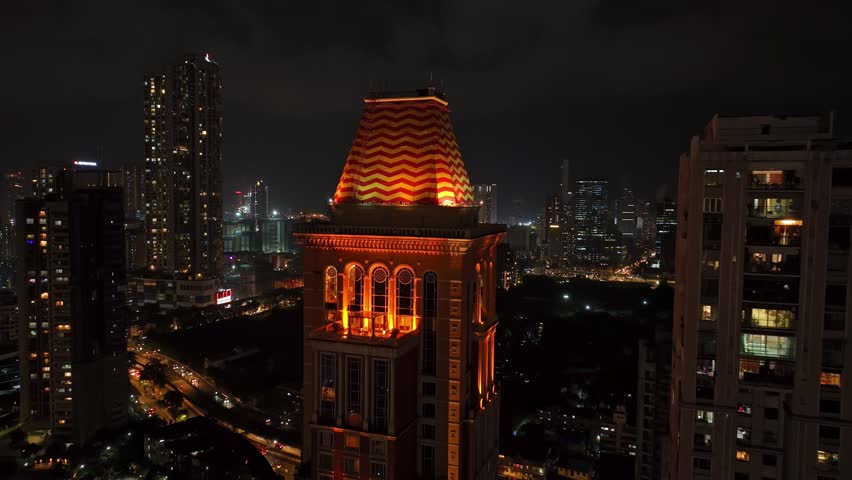 An aerial view of Mumbai