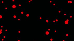 Enhance your video projects with this vibrant and energetic animation featuring bright red spheres floating smoothly across the screen from both left to right and right to left. Set against a deep, minimalist black background, the striking contrast of the vivid red circles creates a modern and high-impact visual experience. This seamless motion graphic is designed for creators who need a clean yet dynamic backdrop that captures attention without overwhelming the viewer.

The fluid, horizontal movement of the spheres mimics a sense of data flow, particles, or creative energy, making it an excellent choice for a wide variety of applications. It is perfect for technology-themed presentations, futuristic UI-UX displays, corporate background loops, and fast-paced social media content. The simplicity of the circular shapes combined with the bold color palette provides a professional aesthetic that fits perfectly behind text overlays, logos, or call-to-action buttons.

Whether you are building a digital signage display, a cinematic transition, or a rhythmic background for a music video, these floating red balls offer a versatile and high-quality solution. The animation is rendered with smooth motion curves to ensure a premium feel on any screen. Use this asset to bring a sense of motion and modern artistry to your next visual production. Its abstract nature allows it to represent anything from floating bubbles to network nodes, giving you full creative freedom in your editing process. - Powered by Shutterstock - Get 15% off with code: PIKWIZARD15