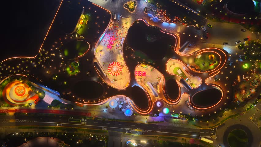 Hong Kong New Territories Sha Tin Ma On Shan Wu Kai Sha Sai Sha Coastal Beach New Town Neighboring Village Development Housing Construction Outdoor Sports Environmental Greening Park Facilities, Aerial drone sunset dust gloaming skyview