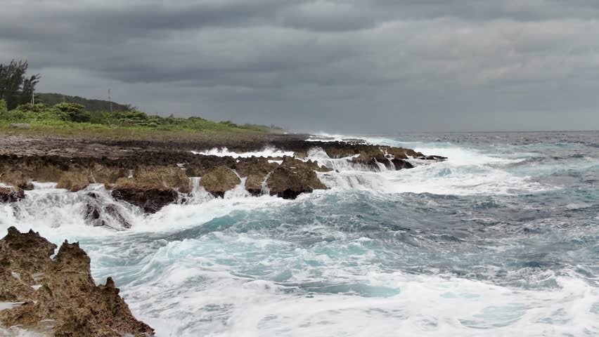 Stormy Day On Jamaica North Coast
