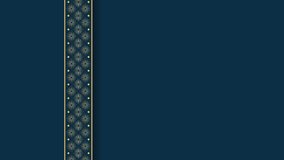 A beautiful and intricate mandala design in gold and green hues, set against a deep teal background with a decorative border. Perfect for cultural or spiritual themes. - Powered by Shutterstock - Get 15% off with code: PIKWIZARD15