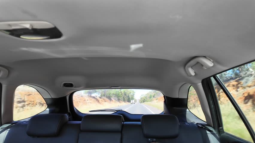 Melbourne Tram Running Through City Street Near Cathedral, Australia. Melbourne. Australia.