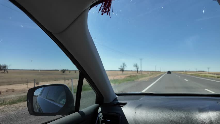 Melbourne Tram Running Through City Street Near Cathedral, Australia. Melbourne. Australia.