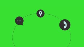 Social Notification Icons Popping Up: Smartphone and Speech Bubble Motion Graphic. - Powered by Shutterstock - Get 15% off with code: PIKWIZARD15