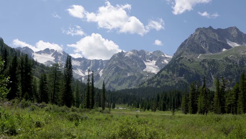 Beautiful summer mountain landscape. Altai, Russia