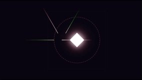 Futuristic Rotating Loader Interface Element on Dark Background - Powered by Shutterstock - Get 15% off with code: PIKWIZARD15