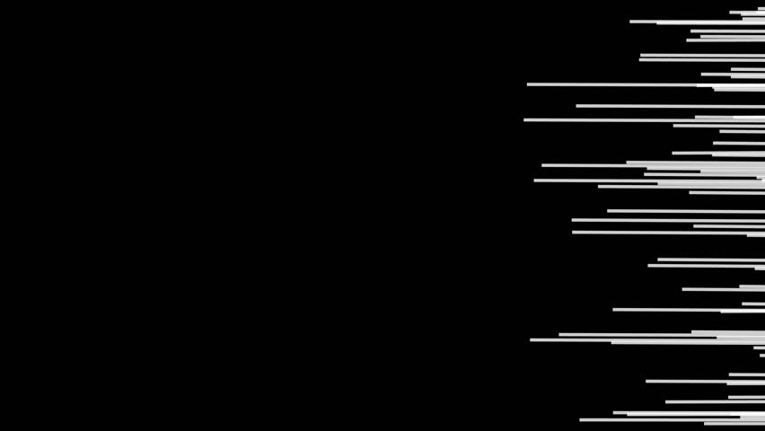 Electrically charged white interference signals pulsate across black overlay