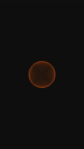 Bright orange blast of cosmic energy radiates from sci-fi star planet background