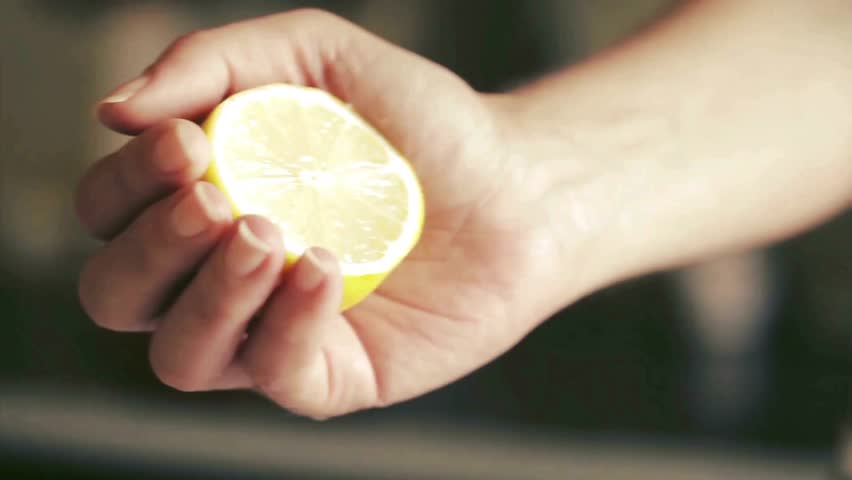 Closeup shot of person