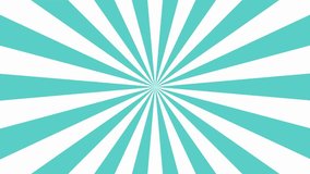 Animated abstract background blue white. gradient radial rays. banner pop art style. Sunlight, flash, sunbeam. Retro art design. 2d background - Powered by Shutterstock - Get 15% off with code: PIKWIZARD15